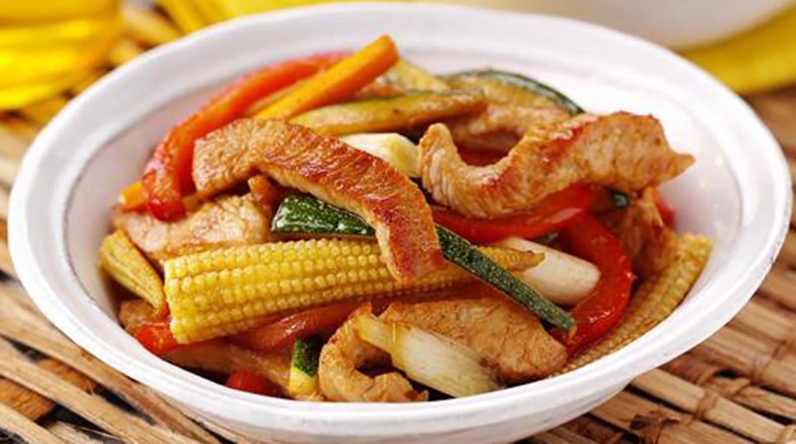 Colorful Turkey Breast Stew