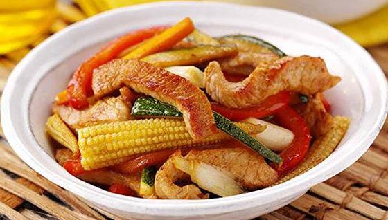 Colorful Turkey Breast Stew