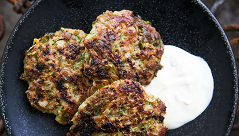 Turkey and Zuccini Burger